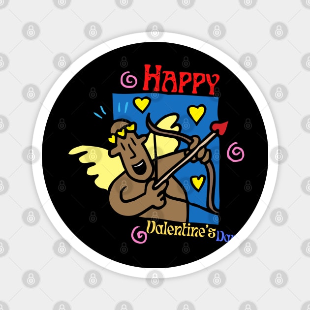 valentines day cupid funny gifts Magnet by Solomonkariuki 